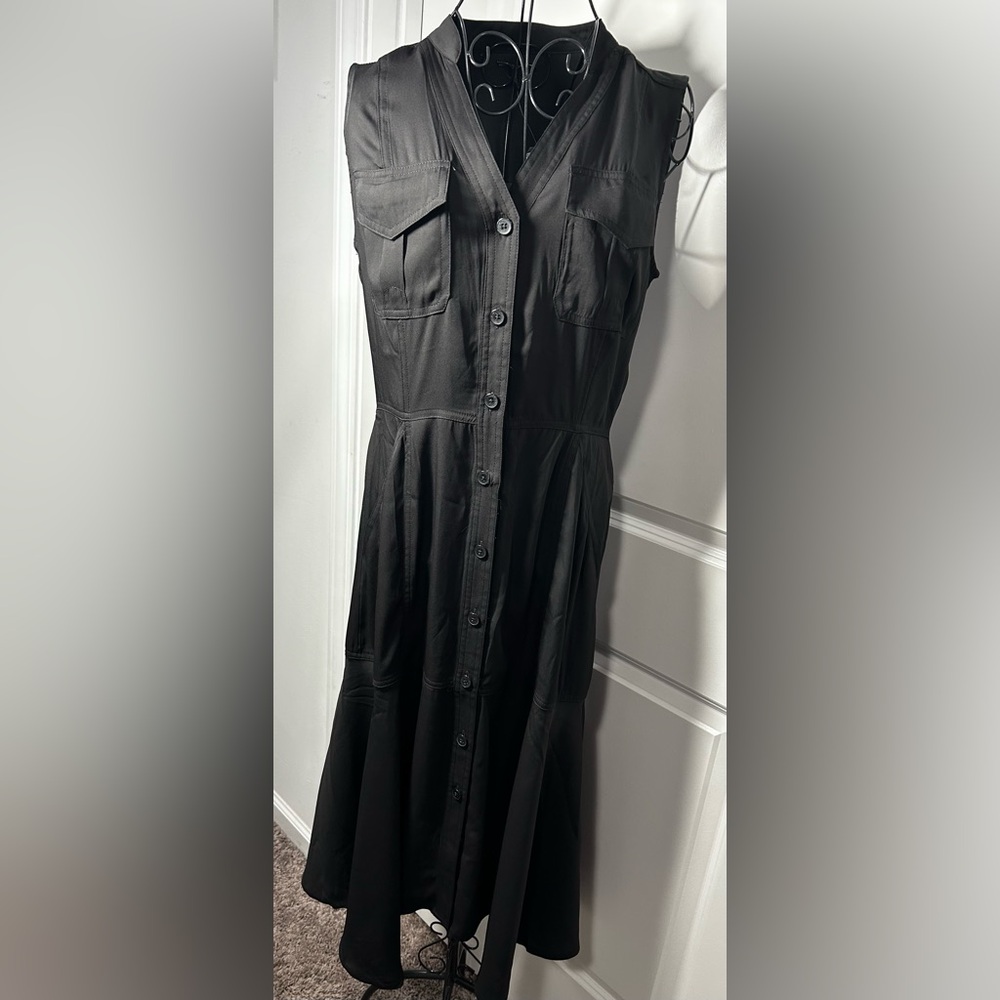 WHBM Sleeveless Utility Shirt‎ Dress